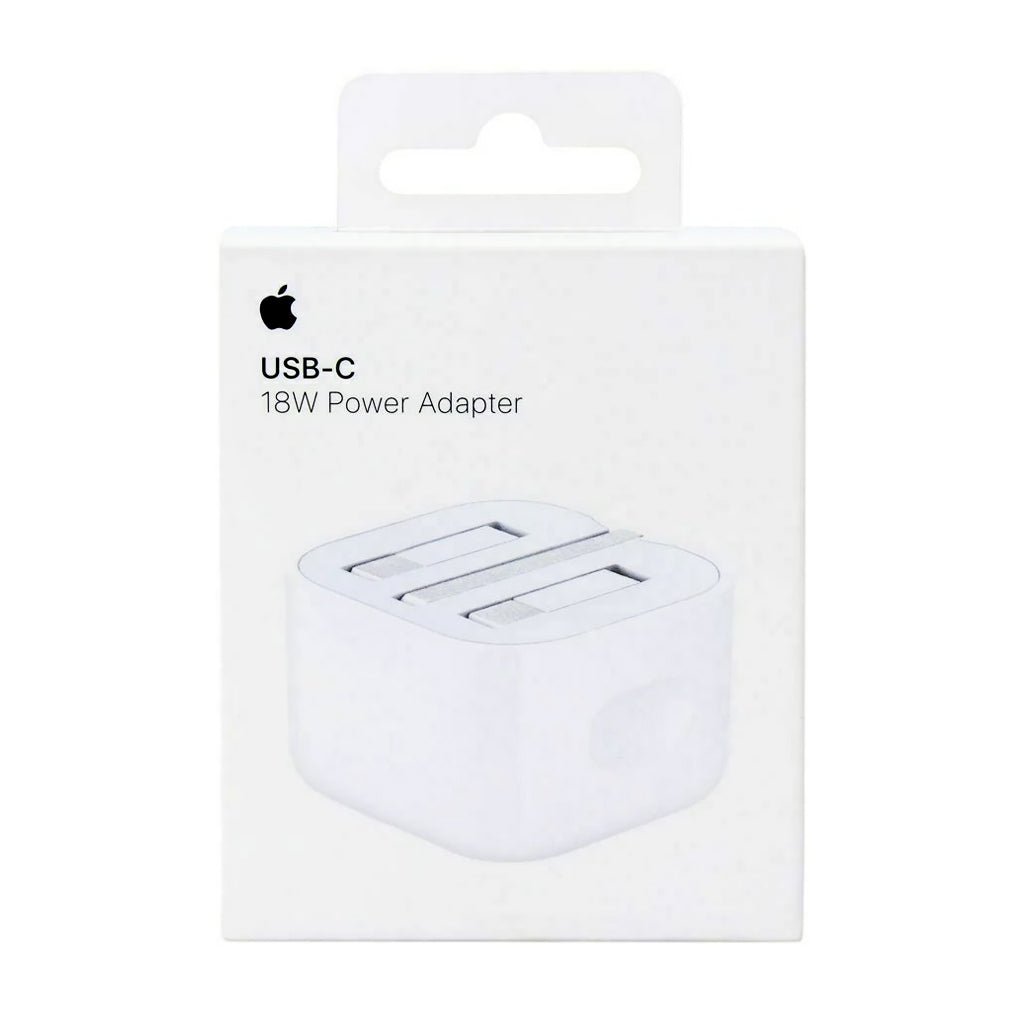 Genuine Apple A1696 18W USB Type C Mains UK Folding Travel Wall Charger Plug - Mobile Phone Enterprise
